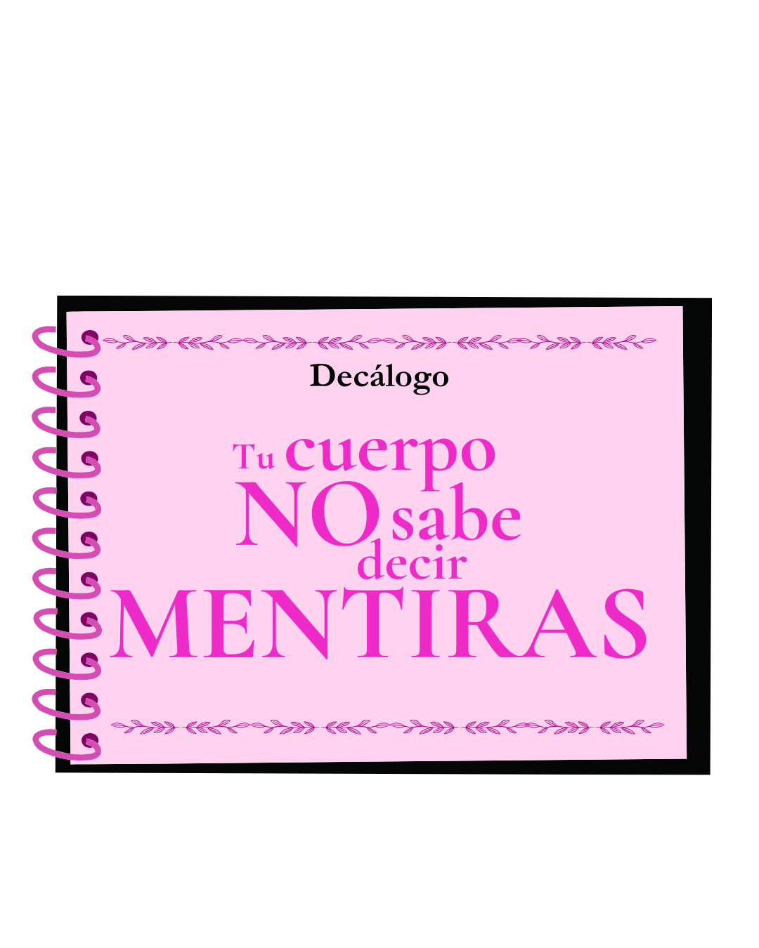 logo decálogo tu cuerpo no sabe